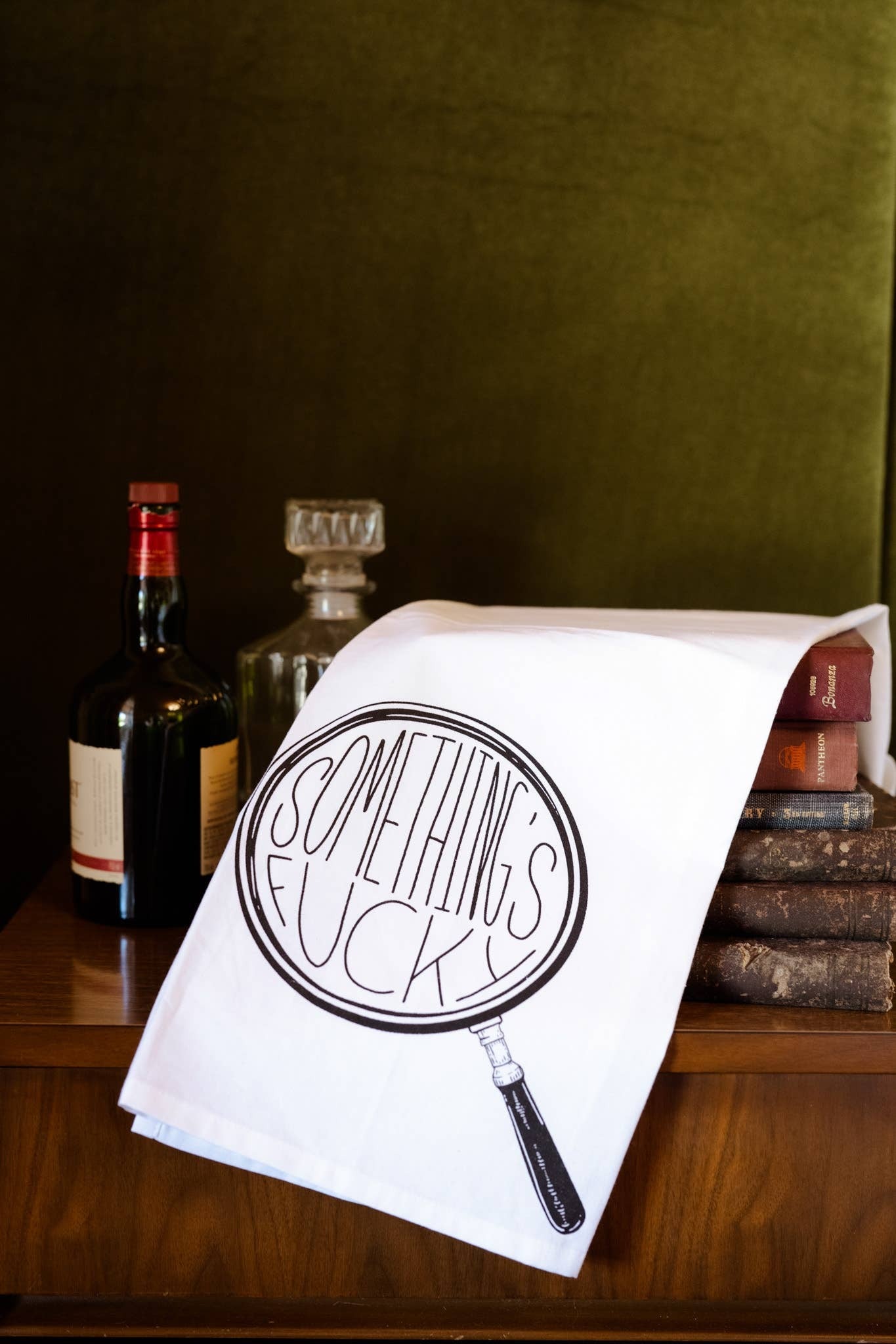 SOMETHING'S FUCKY KITCHEN TOWEL