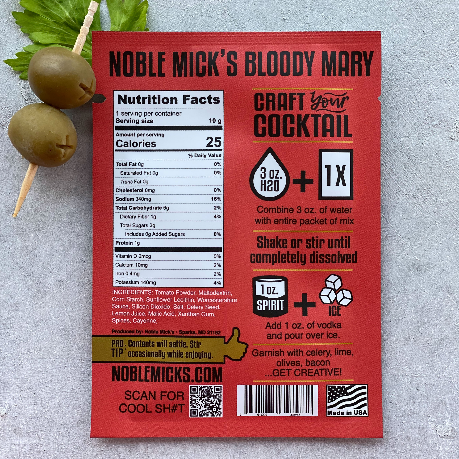 BLOODY MARY SINGLE SERVE