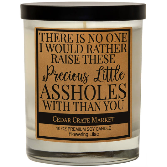 PRECIOUS LITTLE ASSHOLES CANDLE