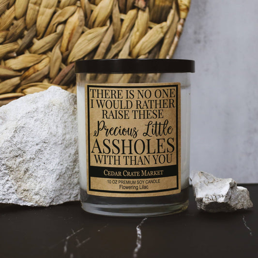 PRECIOUS LITTLE ASSHOLES CANDLE