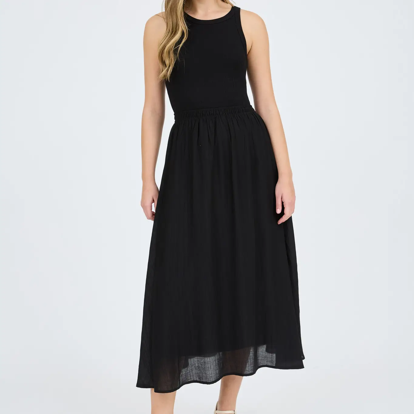 TANK MAXI DRESS BLACK