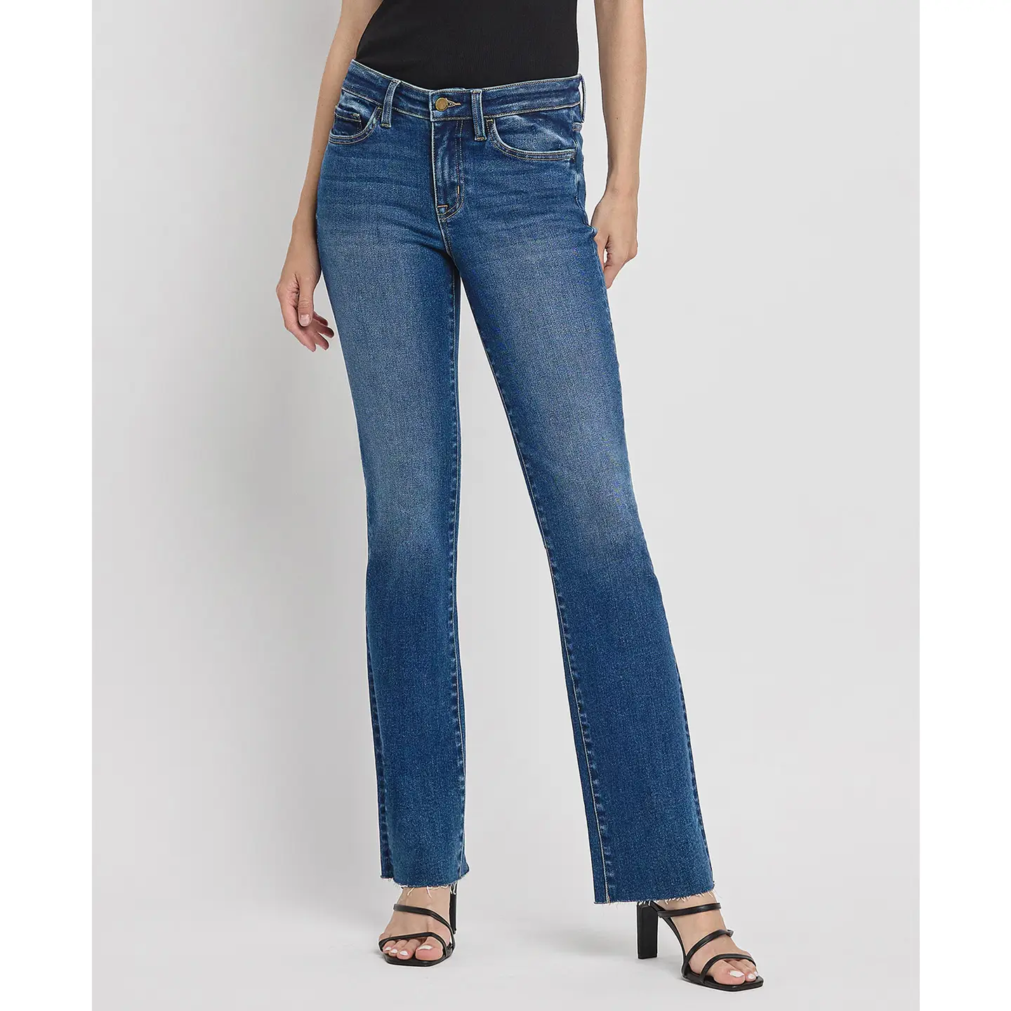 MID RISE BOOT CUT JEAN