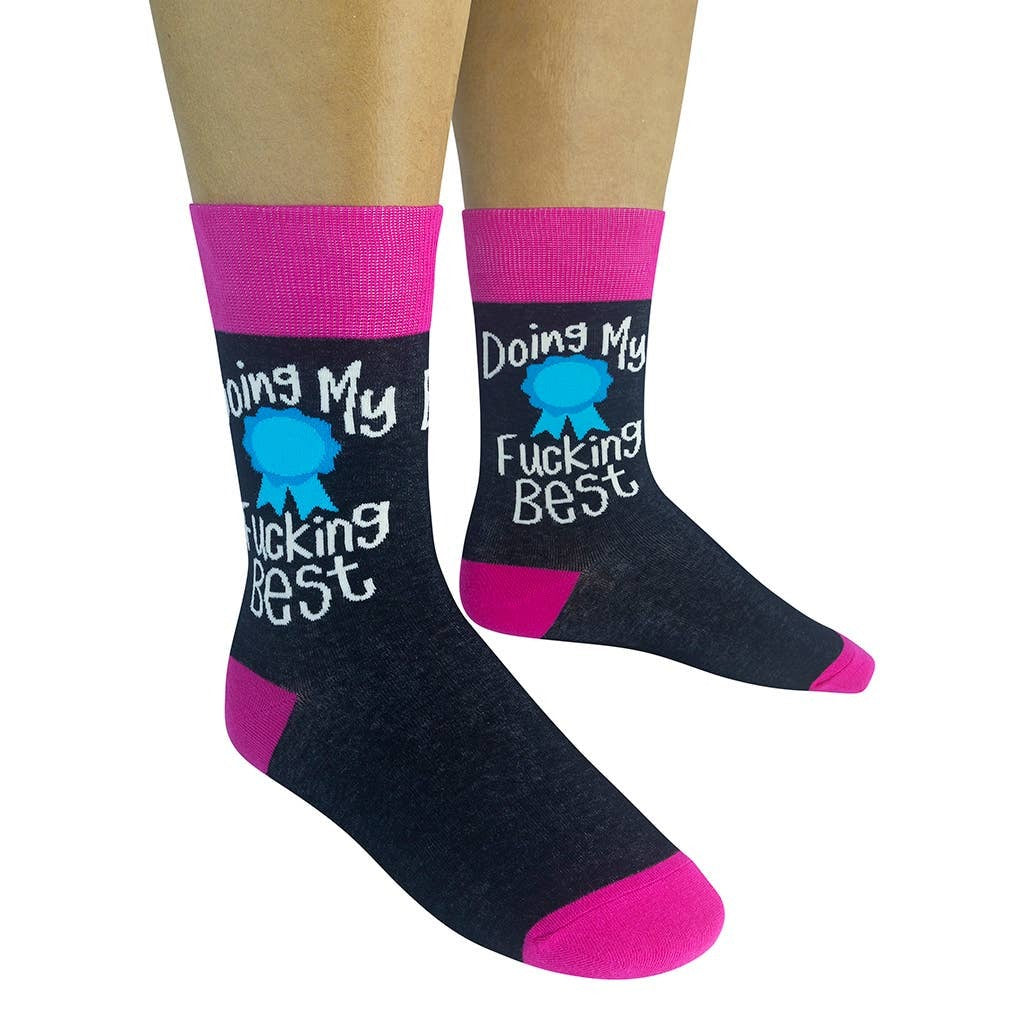 DOING MY FUCKING BEST SOCKS