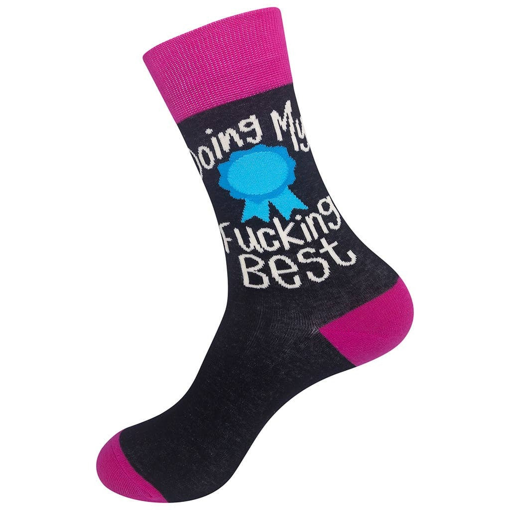 DOING MY FUCKING BEST SOCKS