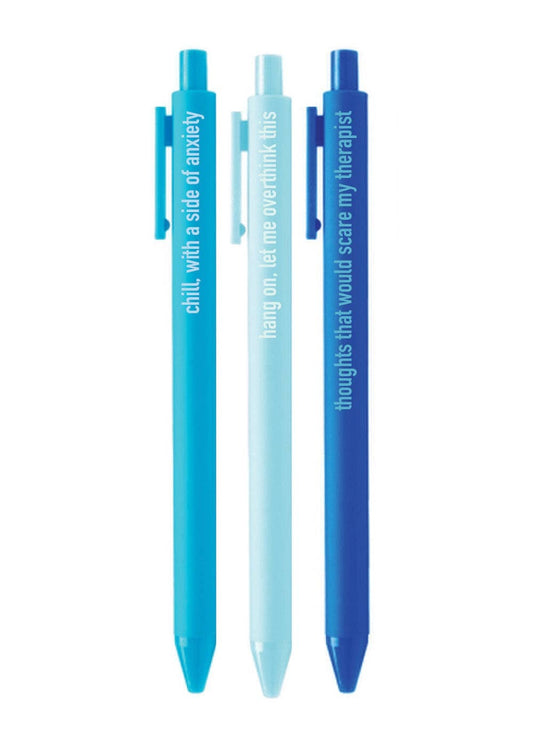 ANXIOUS OVERTHINKER PENS