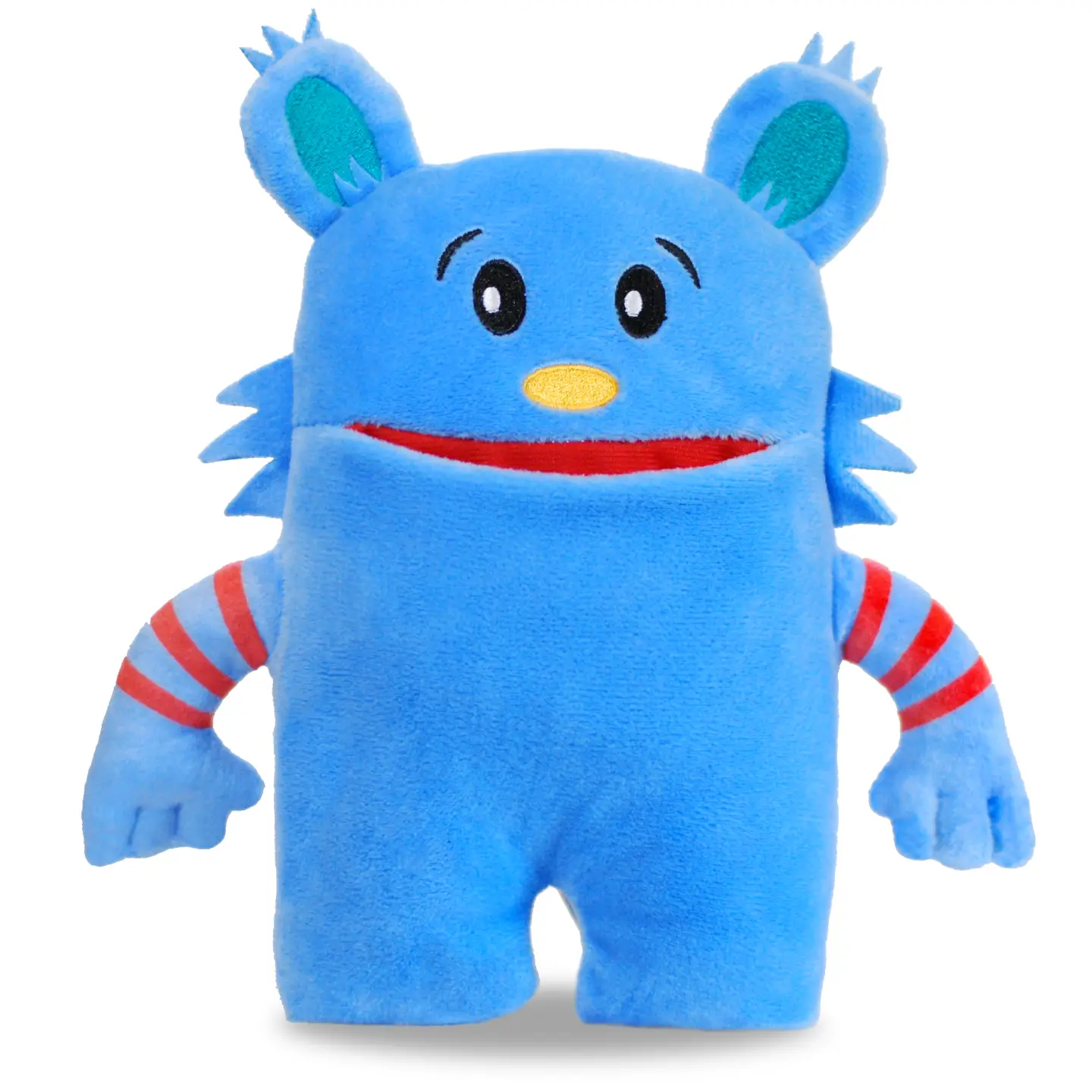 BLUE MONSTER TOOTH PILLOW