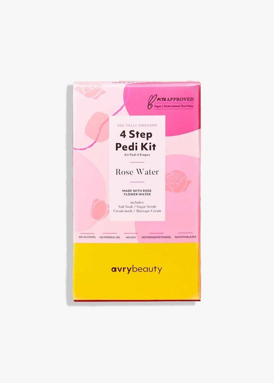 ROSE WATER 4 STEP PEDI KIT