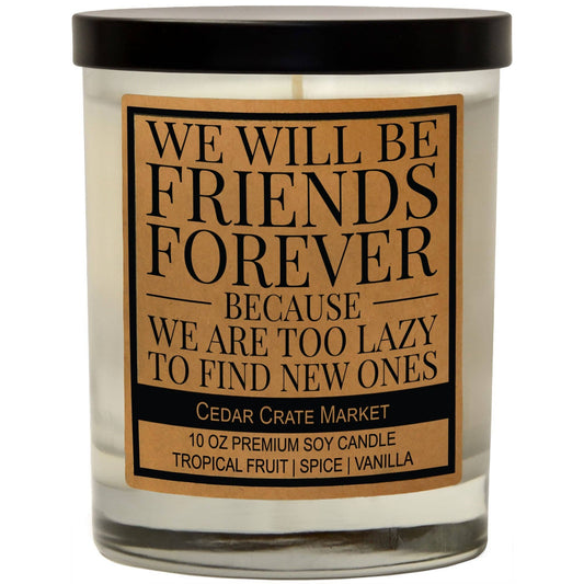WE WILL BE FRIENDS FOREVER