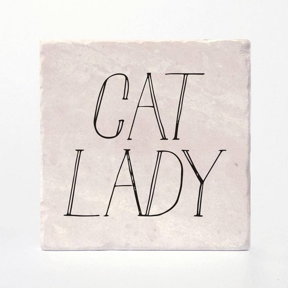 CAT LADY COASTERS