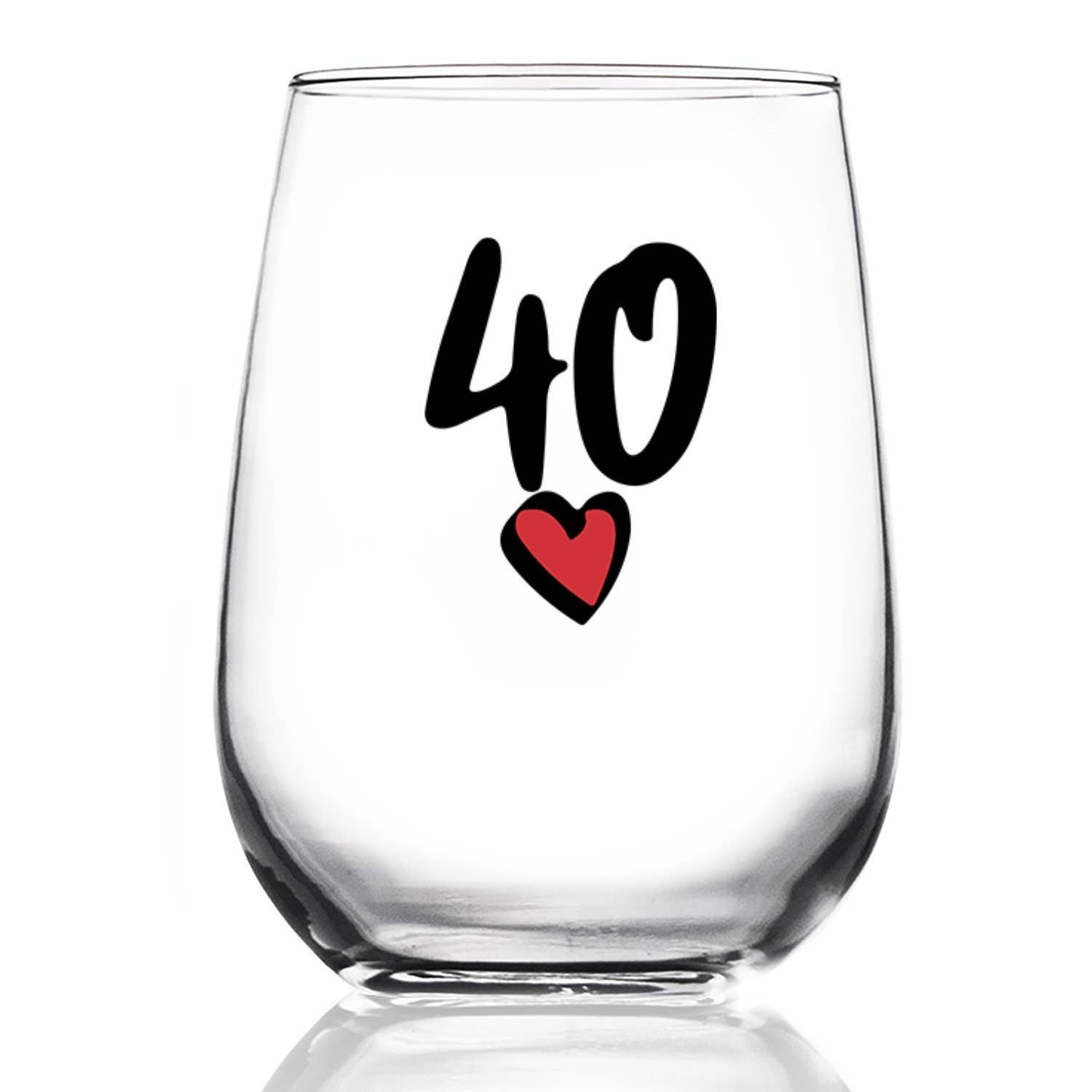 40 HEART WINE GLASS