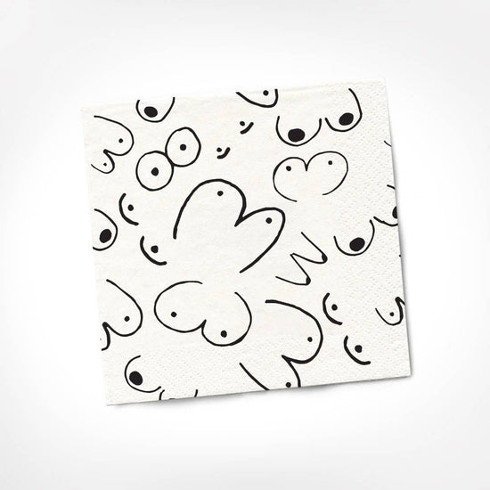BOOBS COCKTAIL NAPKIN