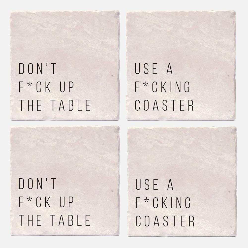 THE F WORD COASTERS