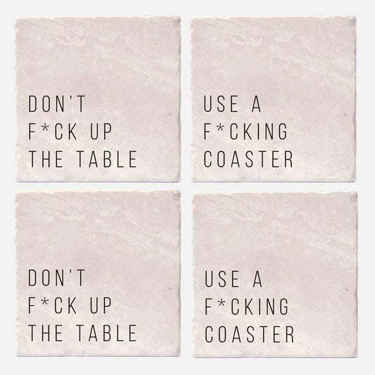 THE F WORD COASTERS