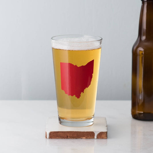 OHIO PINT GLASS