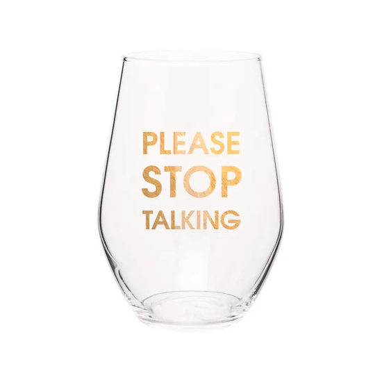 STOP TALKING WINE