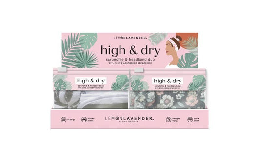 HIGH & DRY MICROFIBER SCRUNCHIE