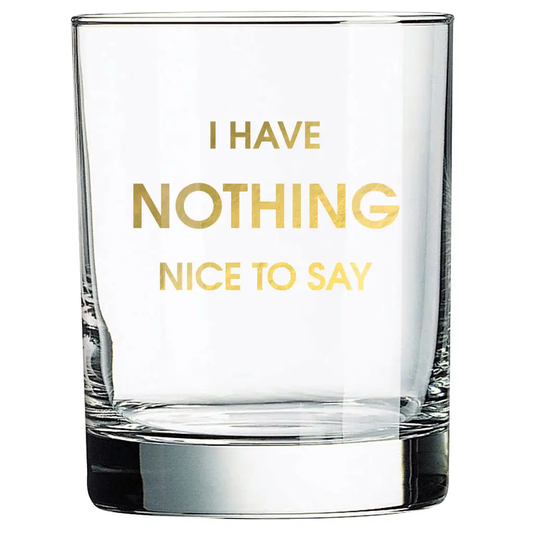 NOTHING NICE TO SAY ROCKS