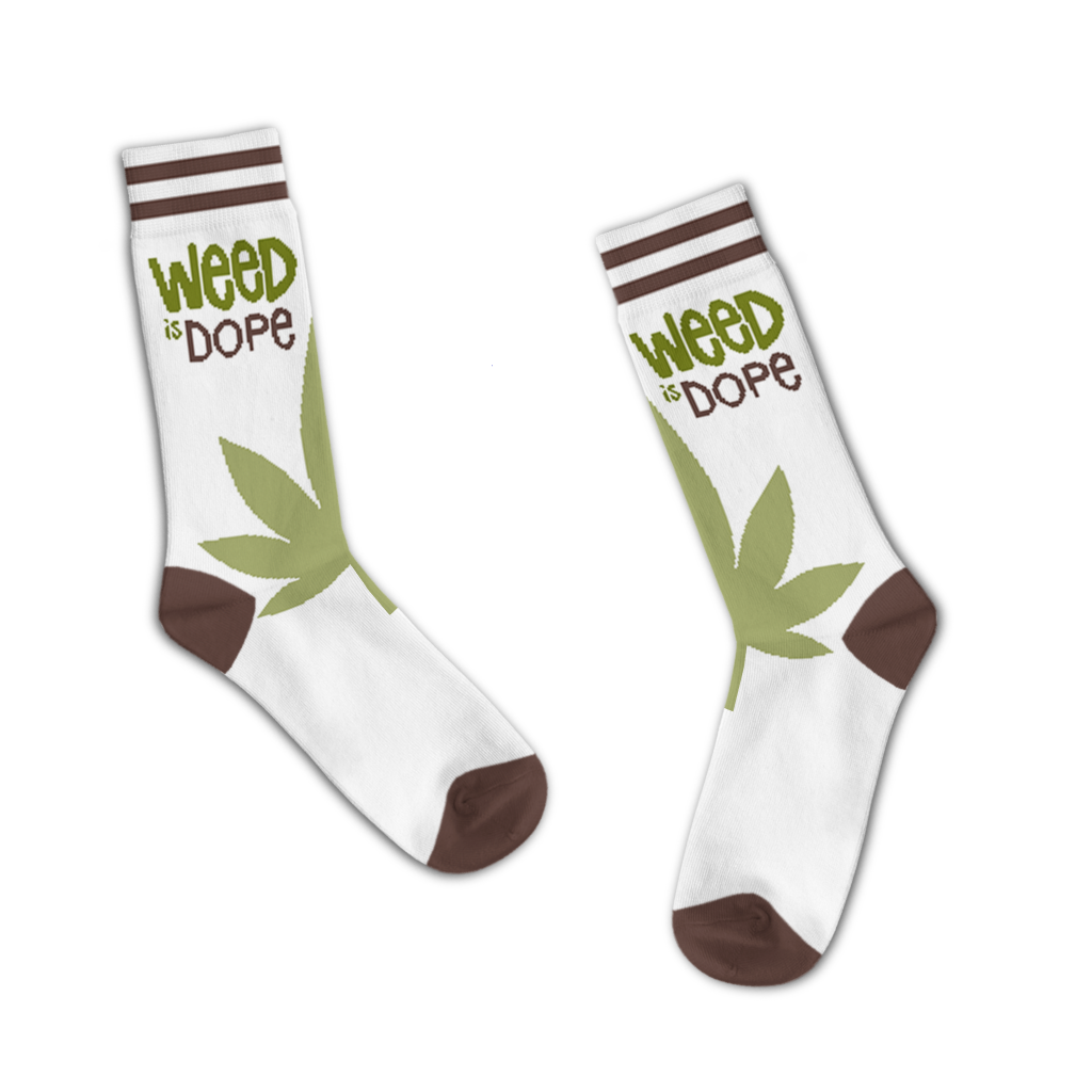 WEED IS DOPE SOCKS