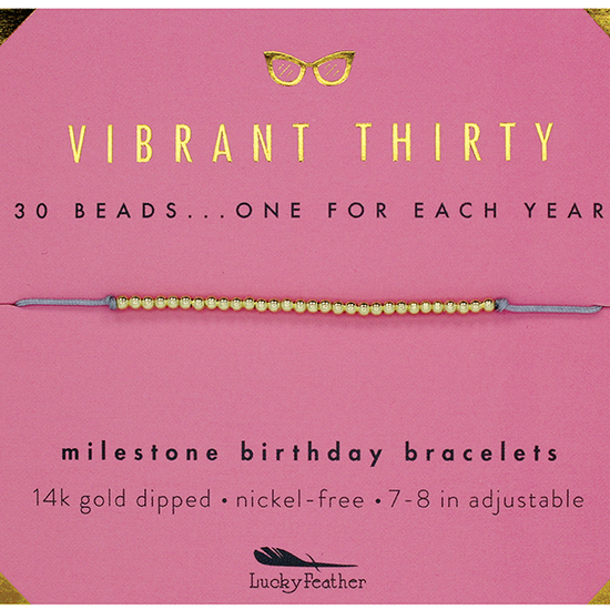 THIRTY MILESTONE BRACELET