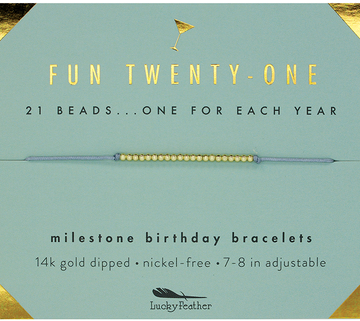 TWENTY ONE MILESTONE BRACELET