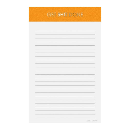 GET SHIT DONE NOTEPAD