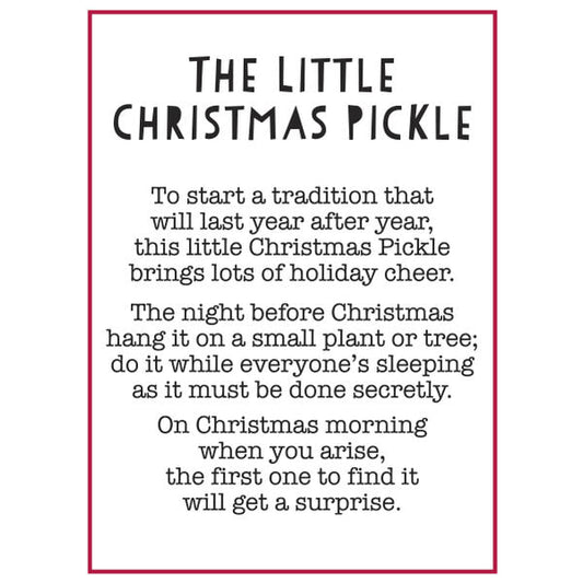 XMAS PICKLE CHARM
