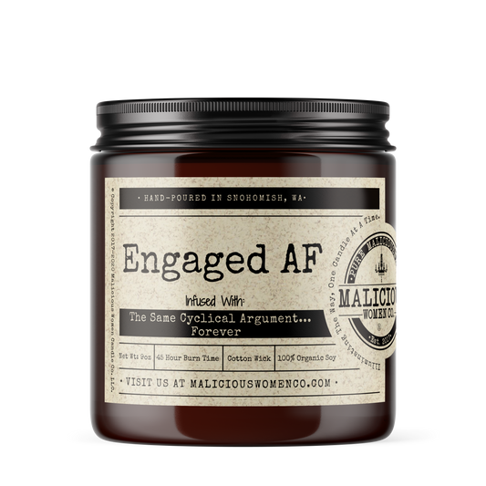 ENGAGED AF CANDLE