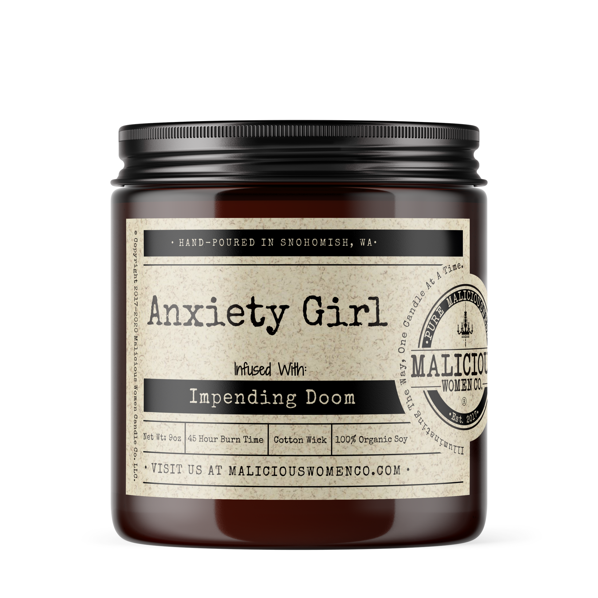 ANXIETY GIRL CANDLE