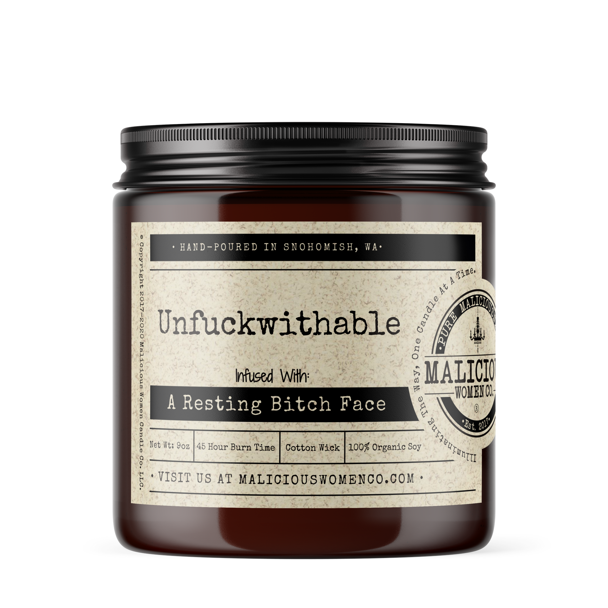 UNFUCKWITHABLE CANDLE