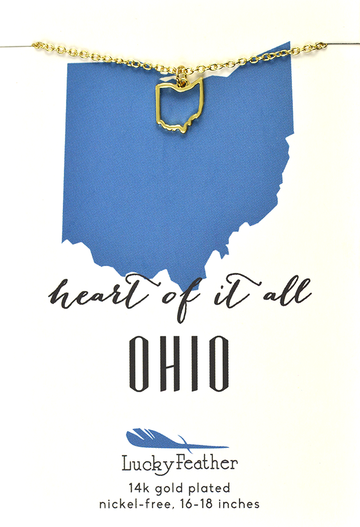 STATE NECKLACE OHIO