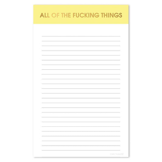 ALL THE FUCKING THINGS NOTEPAD