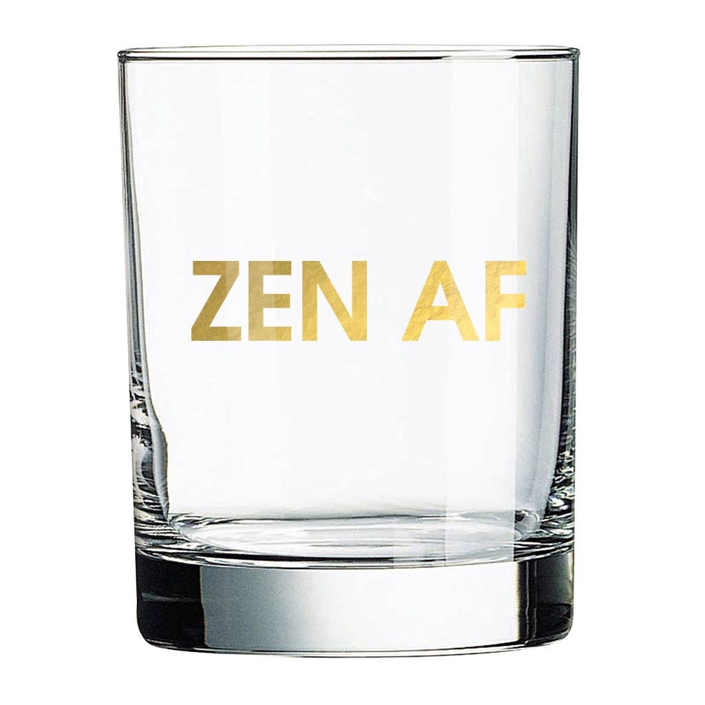 ZEN AF ROCKS GLASS