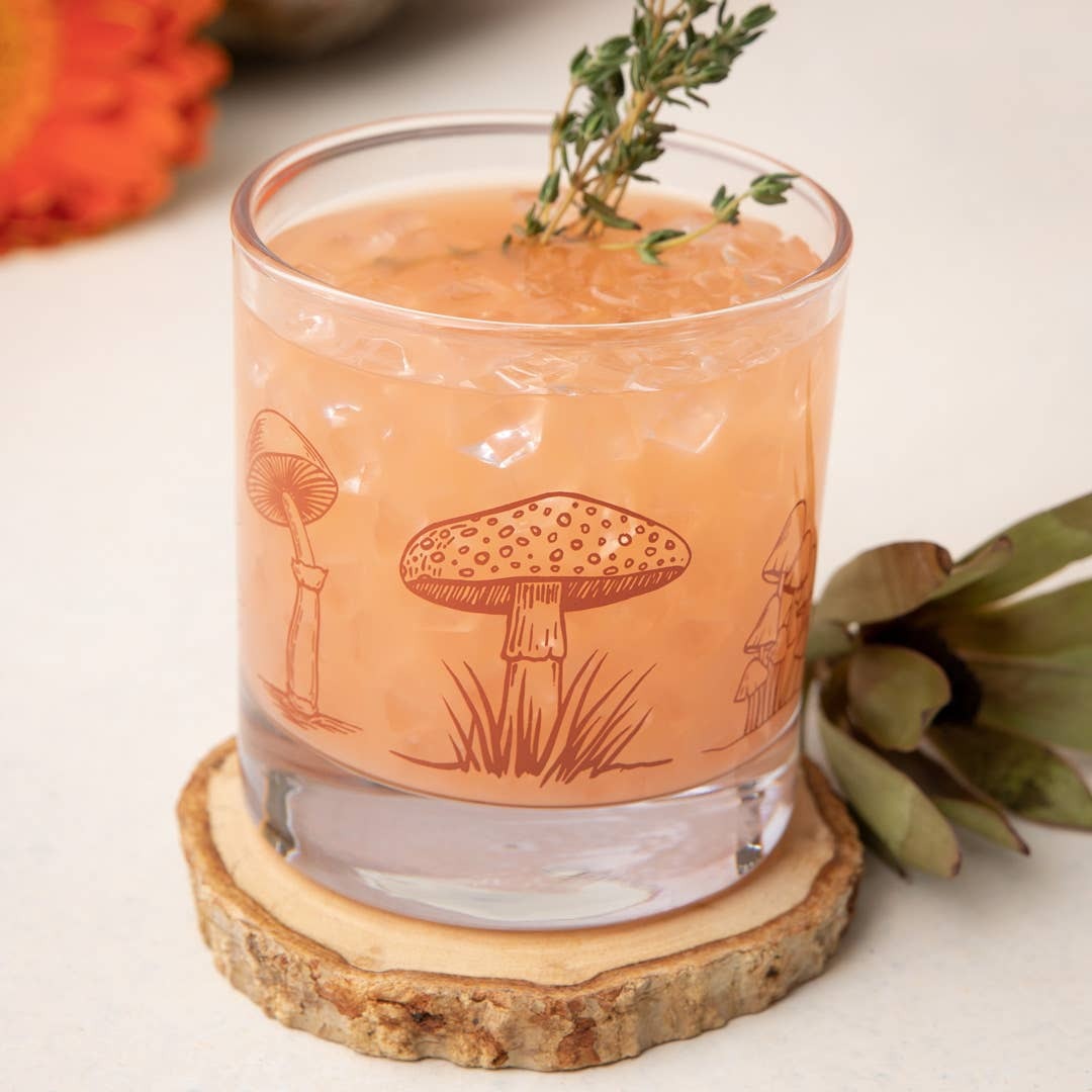 MUSHROOM WHISKEY GLASS