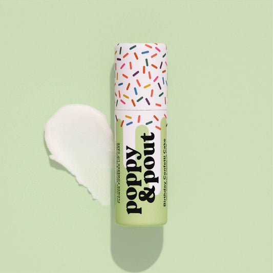 GREEN CONFETTI LIP BALM