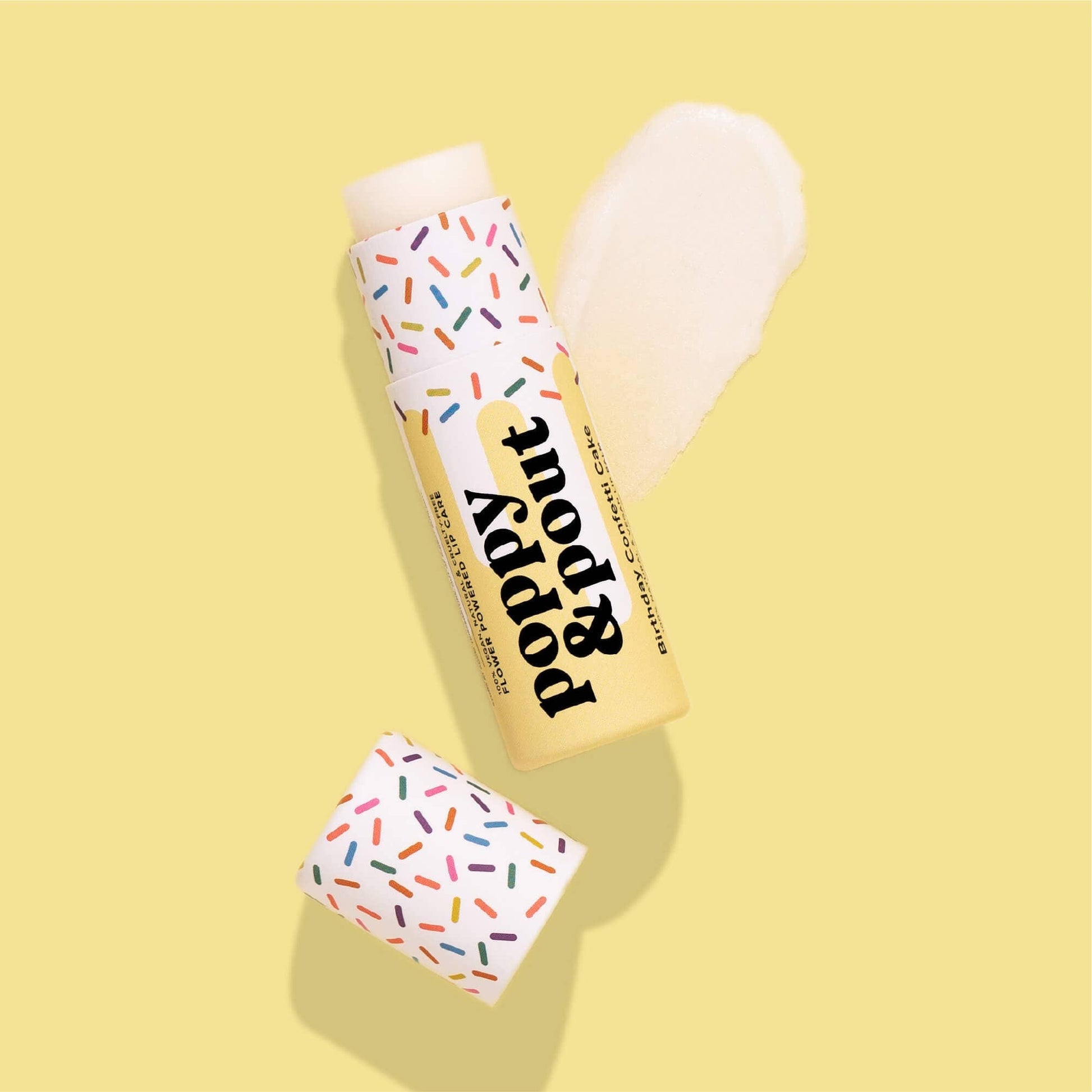 YELLOW CONFETTI LIP BALM