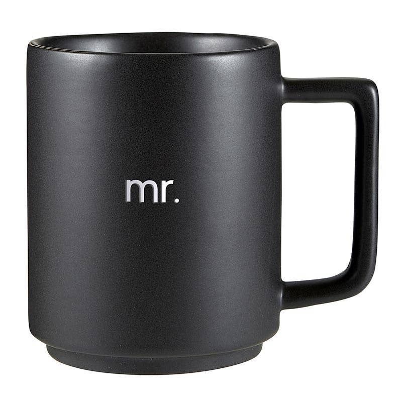 MATTE STACKABLE MR. & MRS. SET