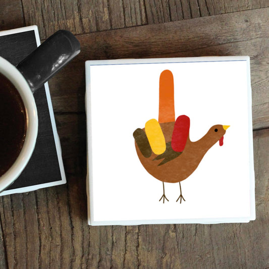 TURKEY MIDDLE FINGER COASTER
