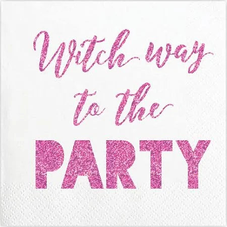 WITCH WAY PARTY NAPKINS