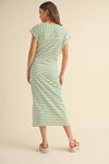 STRIPE KNOT DRESS
