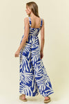 FLORAL WIDE-LEG JUMPSUIT