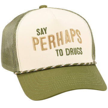 SAY PERHAPS TRUCKER HAT