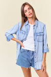 CHAMBRAY BUTTON DOWN SHIRT
