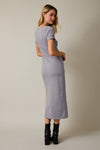 TIE SLIT MAXI DRESS