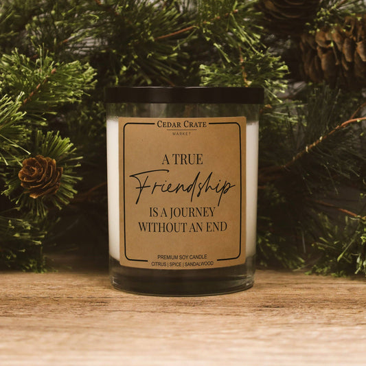 FRIENDSHIP IS A JOURNEY CANDLE