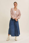 BALLOON SLEEVE CARDIGAN