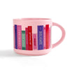 BOOK TOUR PINK BOOKSHELF MUG
