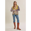 MULTI STRIPE CARDIGAN