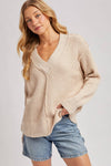 V-NECK KNIT SWEATER
