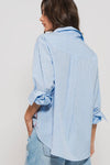 STRIPED TWILL BUTTON SHIRT