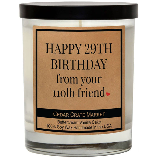 HAPPY 29TH BIRTHDAY CANDLE